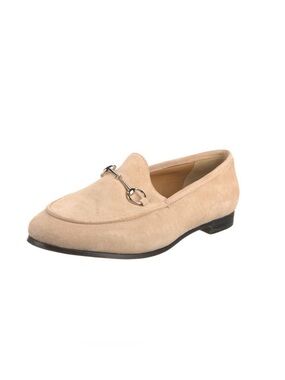 Gucci Beige Suede Horsebit Loafers
